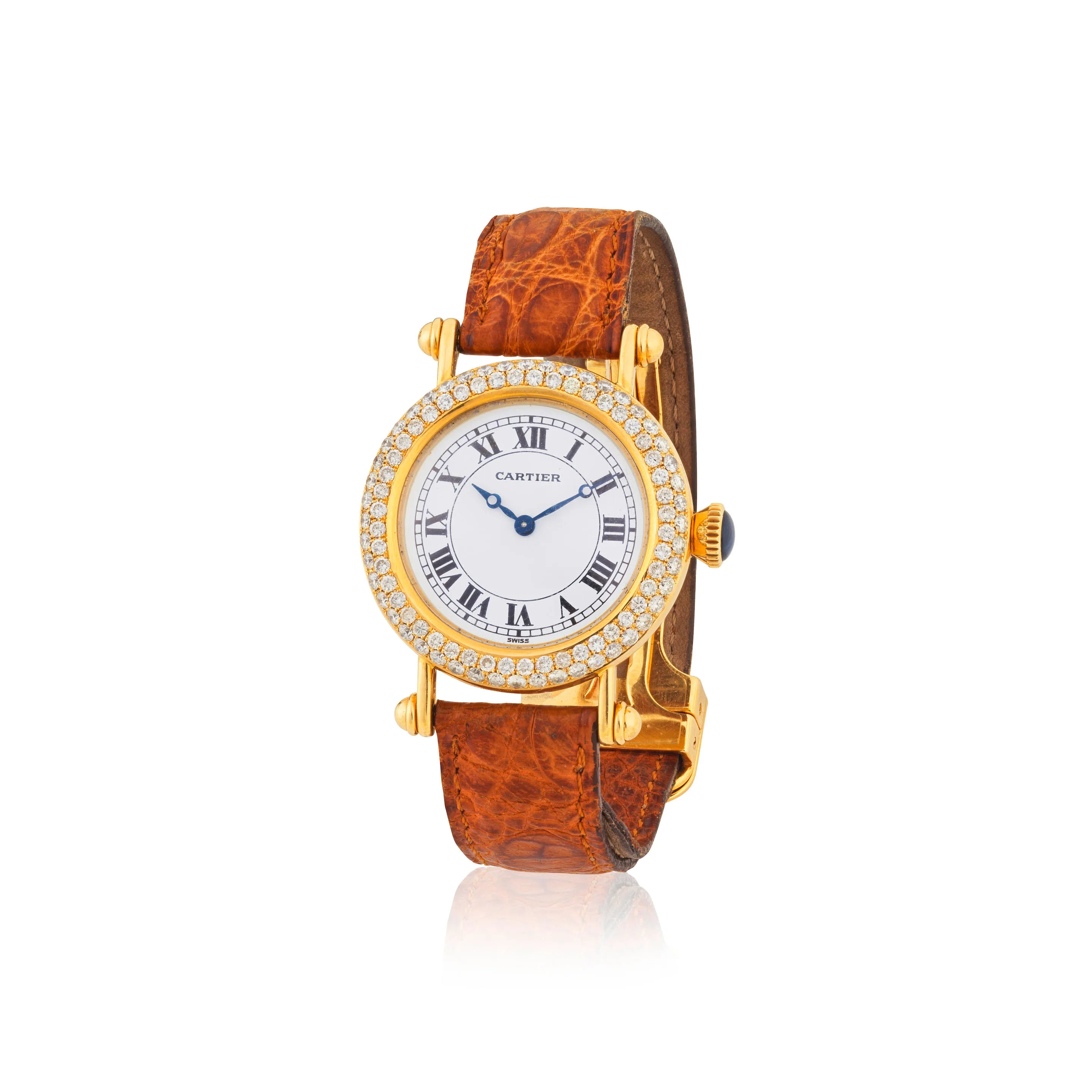 Cartier Diabolo 1460 33mm Yellow gold and Diamond White