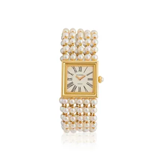 Chanel Mademoiselle M.E.10273 Yellow gold White