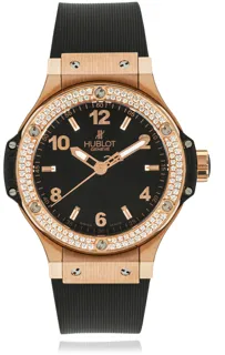 Hublot Big Bang 38 mm 361.PX.1280.RX.1104 Yellow gold Black