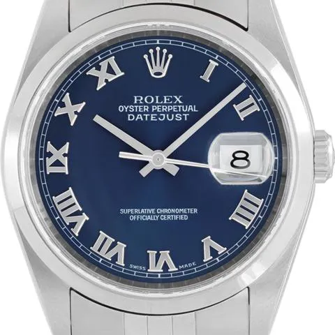 Rolex Datejust 36 16200 36mm Stainless steel Blue