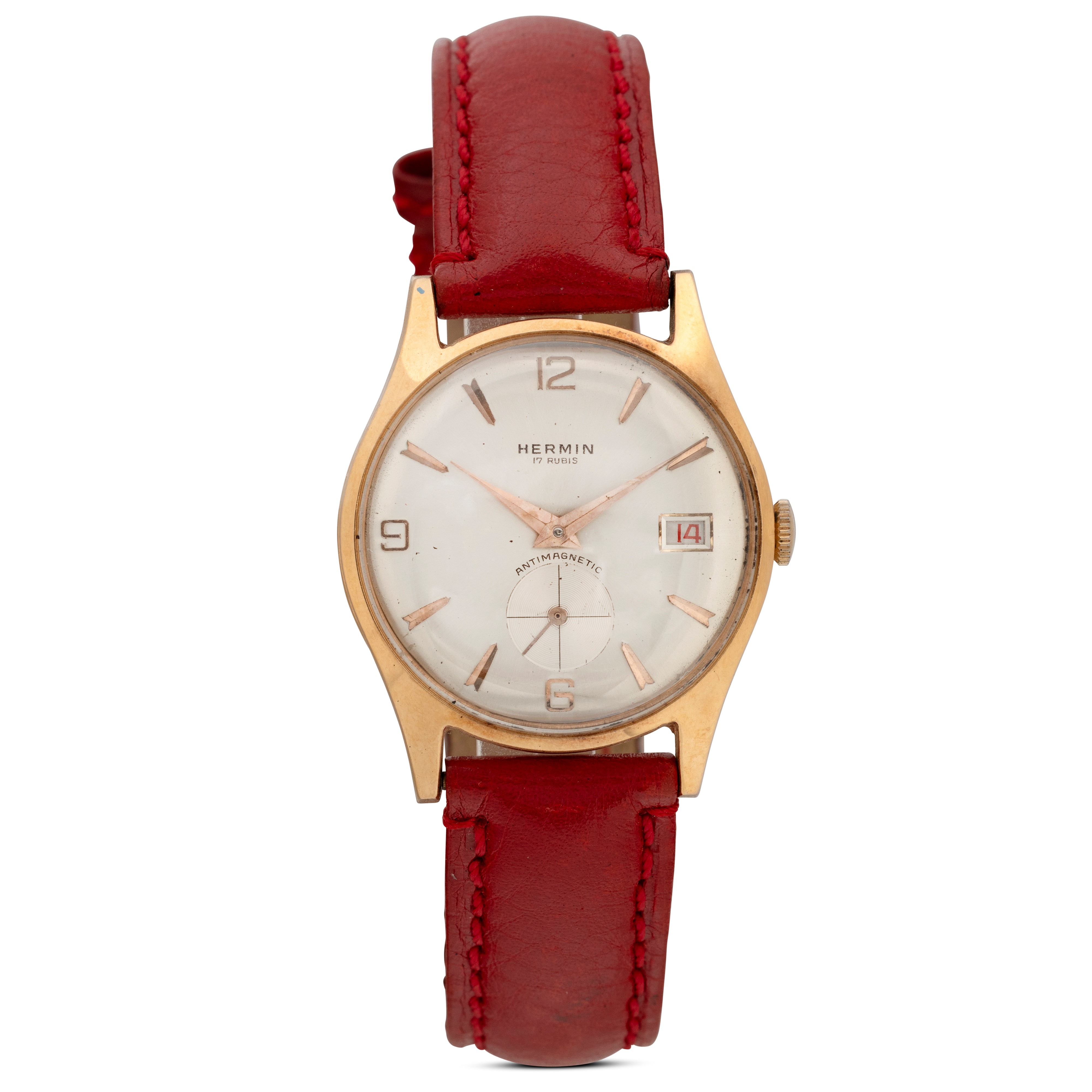 Carica Manuale Orologio Hermin 17 Rubis Reloj Diantus Vintage De