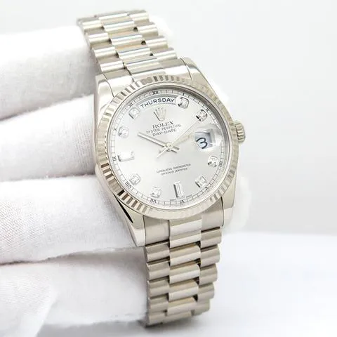 Rolex Day-Date 36 118239 36mm White gold White