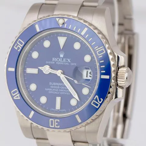 Rolex Submariner 116619LB 40mm White gold Blue 2