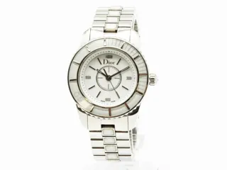 Dior CD112112 Ceramic and Stainless steel White