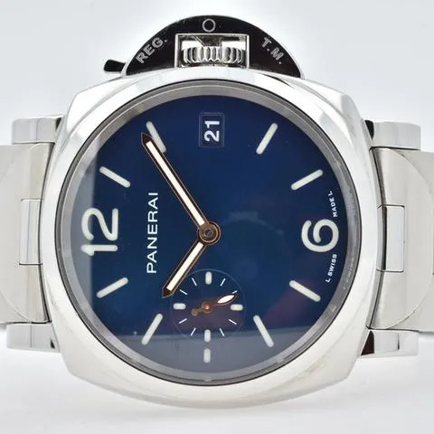 Panerai Luminor Marina PAM 01123 38mm Stainless steel Blue