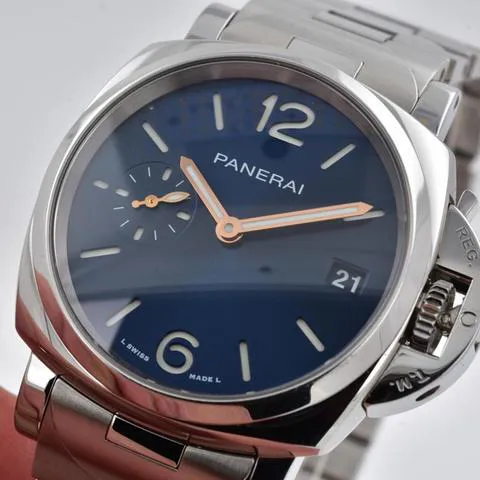 Panerai Luminor Marina PAM 01123 38mm Stainless steel Blue 10