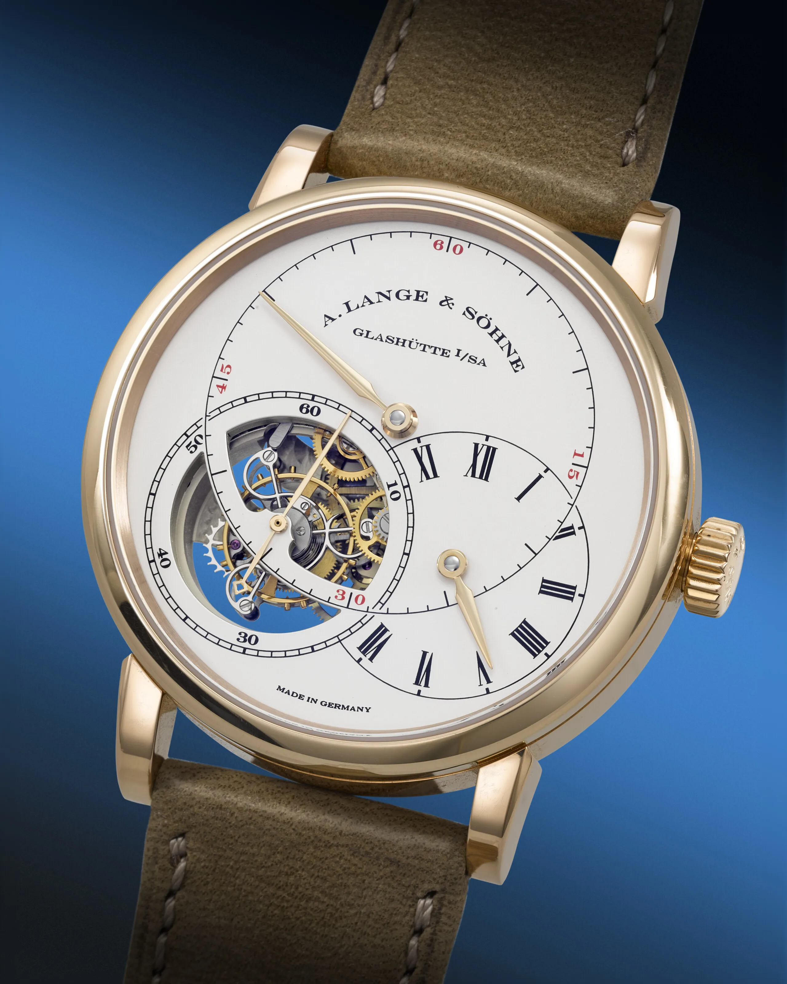 A. Lange & Söhne Richard Lange 760.032F 42mm Rose gold Silver 1