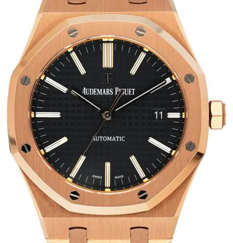 Audemars Piguet Royal Oak 15400OR.OO.1220OR.01 41mm Rose gold Black