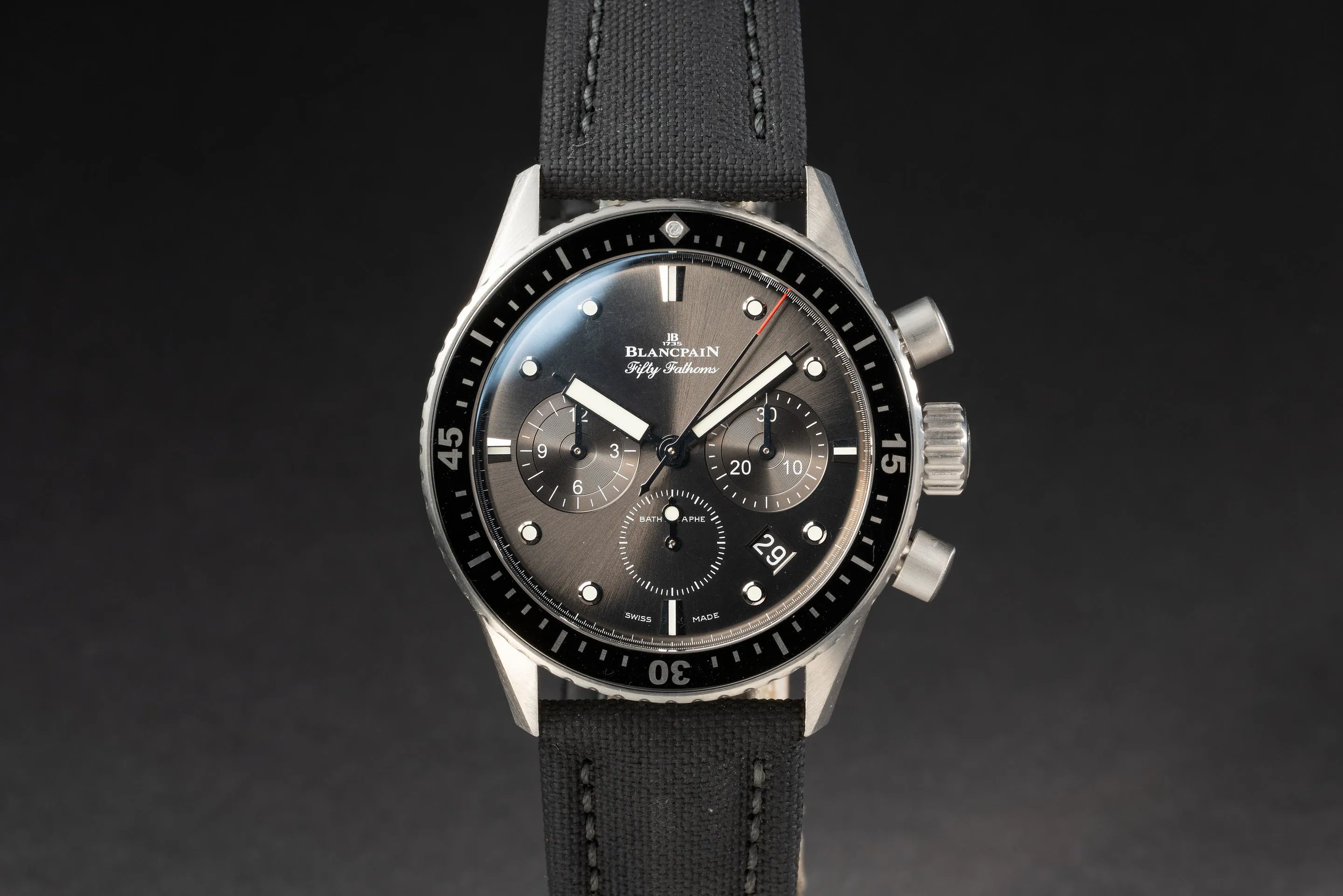 Blancpain Bathyscaphe Chronographe Flyback 5200-1110 43mm Dark grey