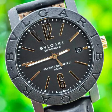 Bulgari Bulgari BB40CL 40mm Carbon fiber Black