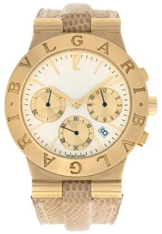 Bulgari Diagono CH 35 G 36mm Yellow gold Champagne