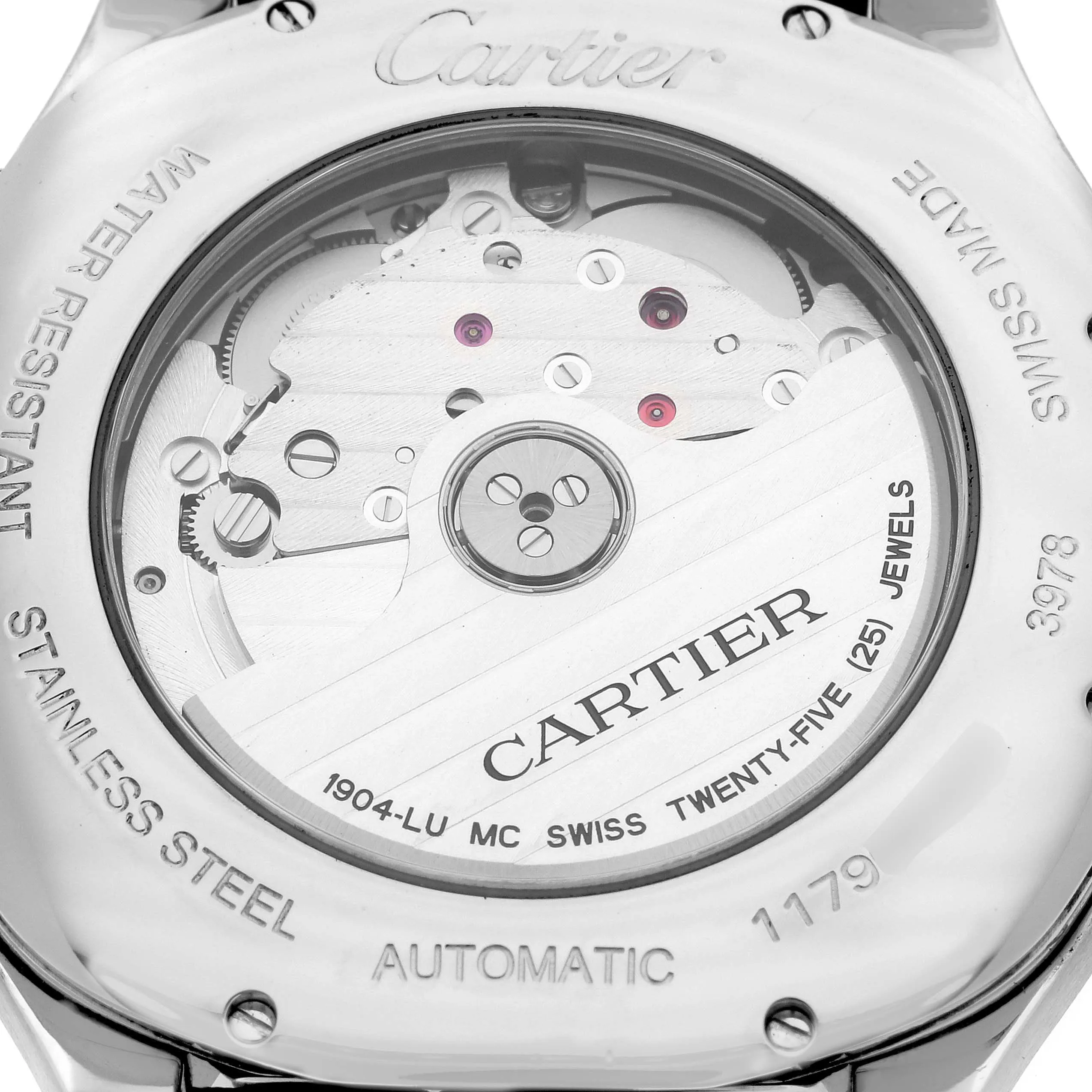 Cartier Drive de Cartier WSNM0008 40mm Stainless steel Silver Guilloche 5