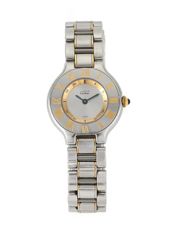 Cartier Must 21 1340 28mm Stainless steel and gold-plated