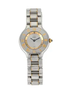 Cartier Must 21 1340 Stainless steel and Gold-plated