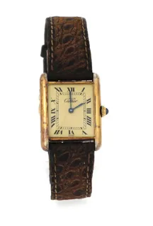 Cartier Must de Cartier Tank Vermeil