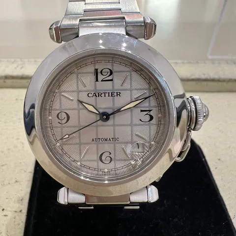 Cartier Pasha 2324 35mm Stainless steel White