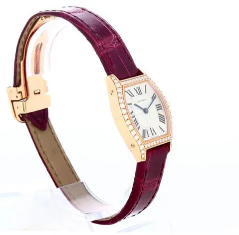 Cartier Tortue WA501006 30mm Rose gold Silver 1