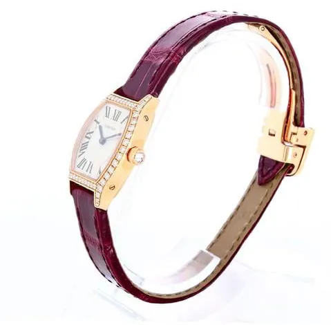 Cartier Tortue WA501006 30mm Rose gold Silver 2