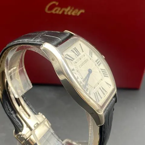 Cartier Tortue WGTO0003 White gold Silver 3