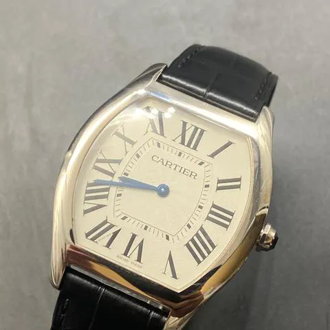 Cartier Tortue WGTO0003 White gold Silver 7