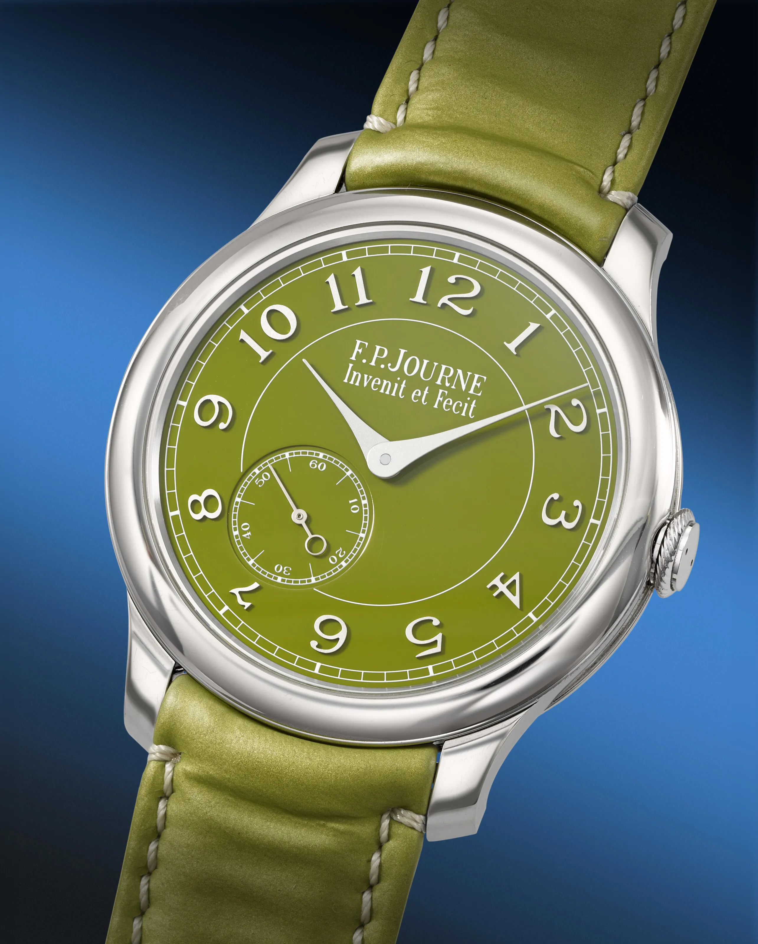 F.P. Journe Chronomètre Souverain 'Dubai Boutique' 40mm Platinum Green 1