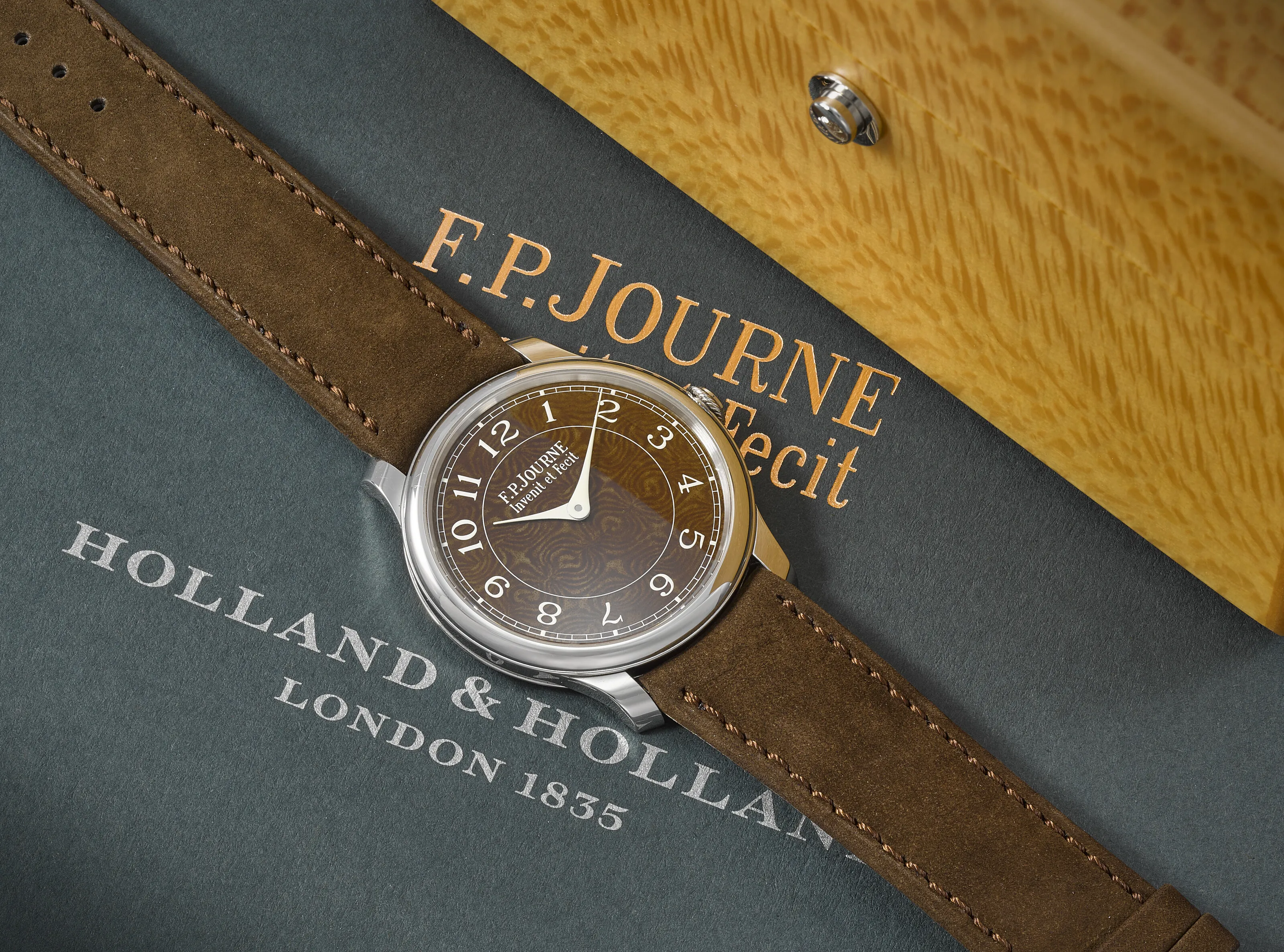 F.P. Journe Chronometre Holland & Holland 39mm Stainless steel Damascus steel 2