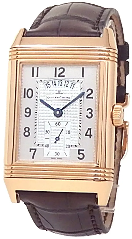 Jaeger-LeCoultre Grande Reverso Duo Q3742521 48.5mm Rose gold Silver & Black