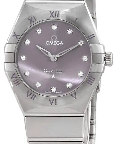 Omega Constellation 131.10.28.60.60.002 28mm Stainless steel Purple