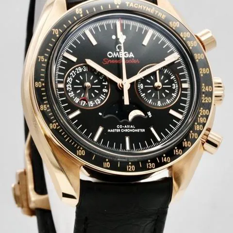 Omega Speedmaster Professional Moonwatch Moonphase 304.63.44.52.01.001 44mm Rose gold Black