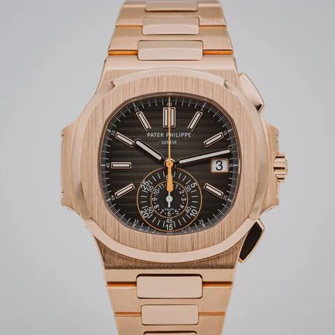 Patek Philippe Nautilus 5980/1R-001 40.5mm Rose gold Black