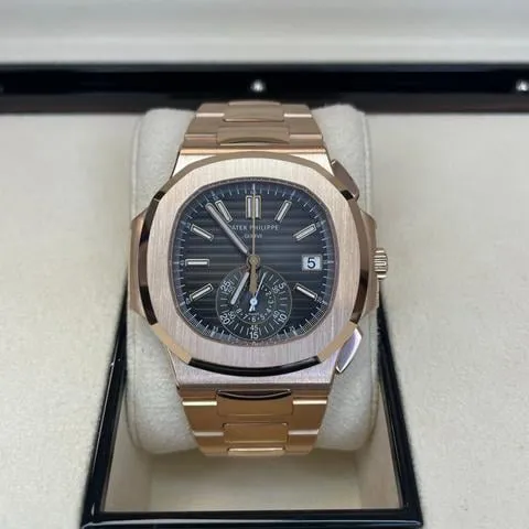 Patek Philippe Nautilus 5980/1R-001 40.5mm Rose gold Black