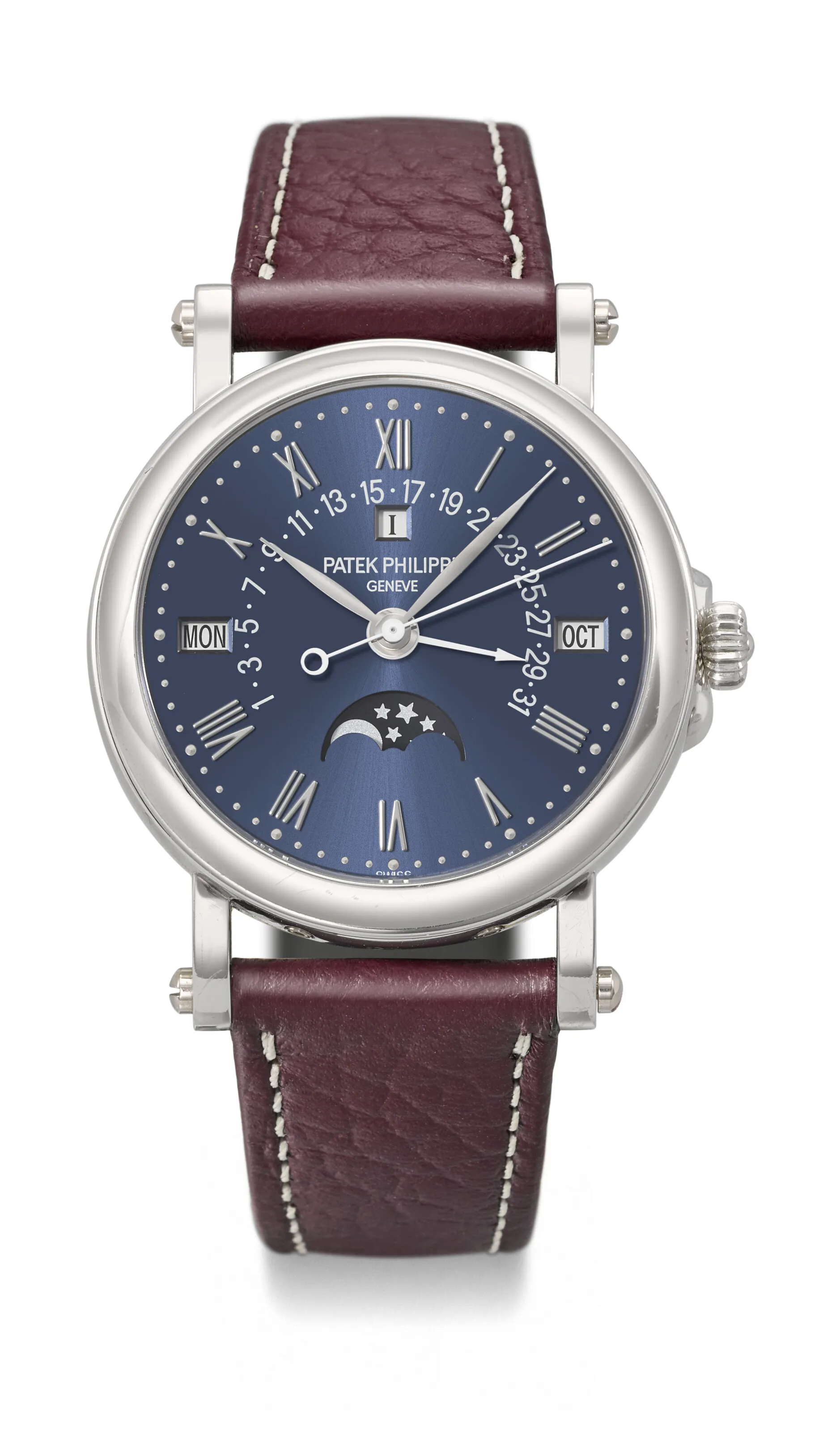 Patek Philippe Retrograde Perpetual Calendar 5059P-018 36mm Platinum Blue