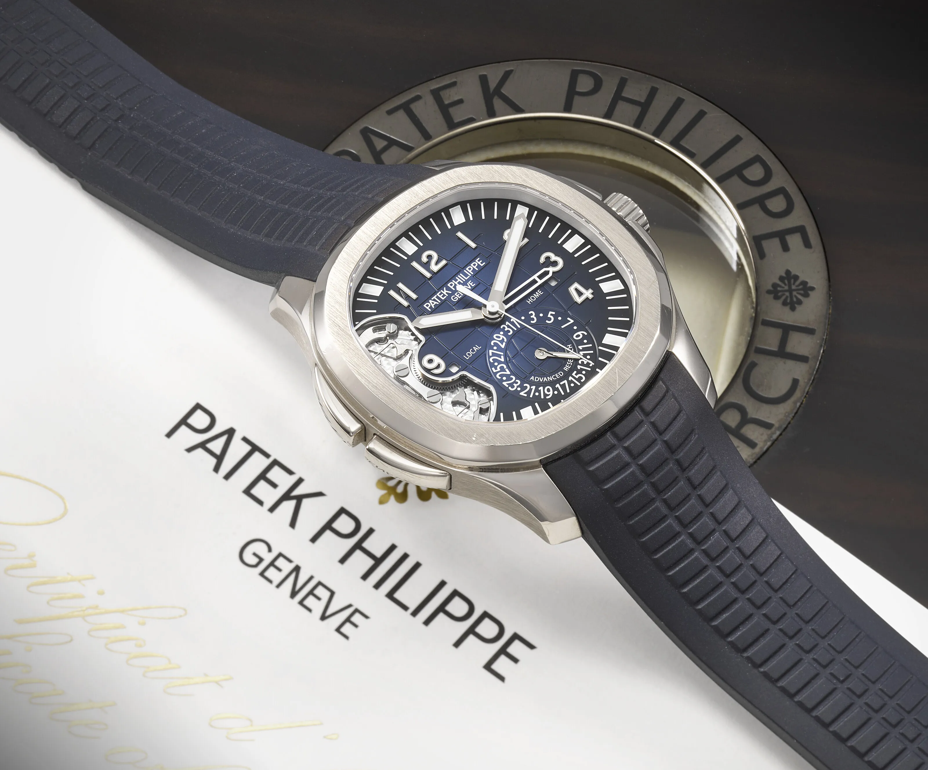 Patek Philippe Aquanaut Advanced Research 5650G-001 40mm White gold Blue 2