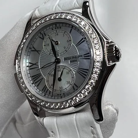 Patek Philippe Travel Time 35mm White gold Mother-of-pearl 4