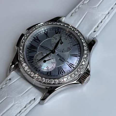 Patek Philippe Travel Time 35mm White gold Mother-of-pearl 8