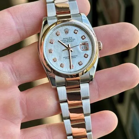 Rolex Datejust 36 116201 36mm Rose gold White