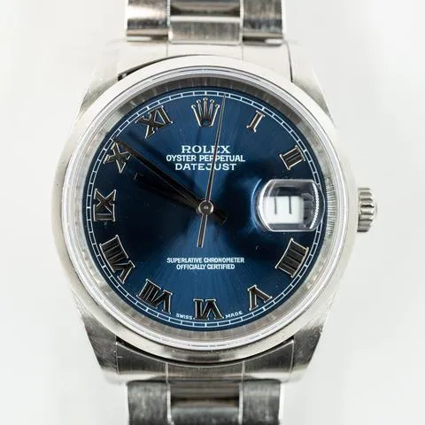 Rolex Datejust 36 16200 36mm Stainless steel Blue 4