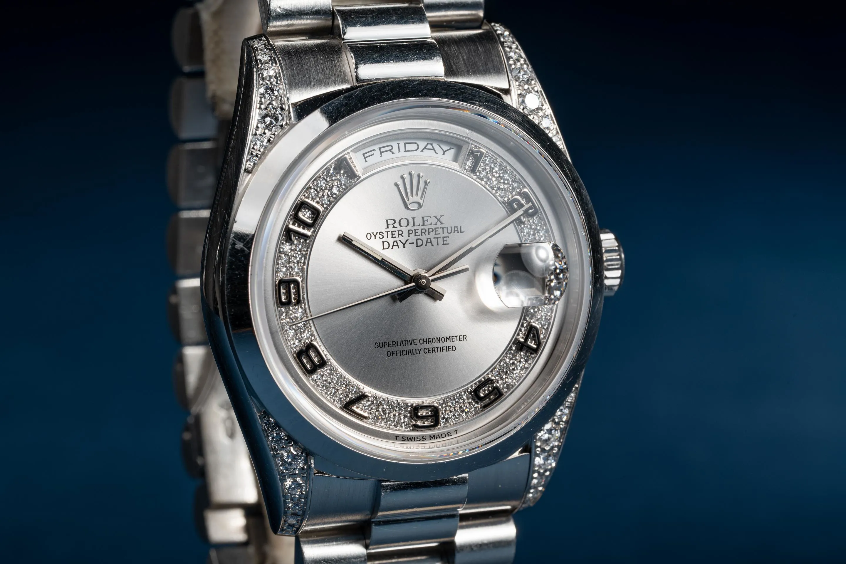 Rolex Day-Date 36 18296 Platinum Silver 2