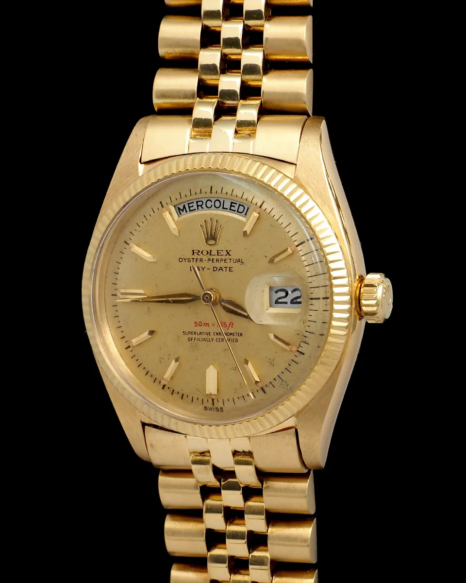 Rolex Day-Date 6611 36mm Yellow gold and 18k yellow gold Cream