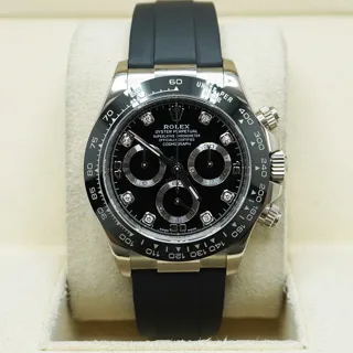 Rolex Daytona 116519LN White gold Black