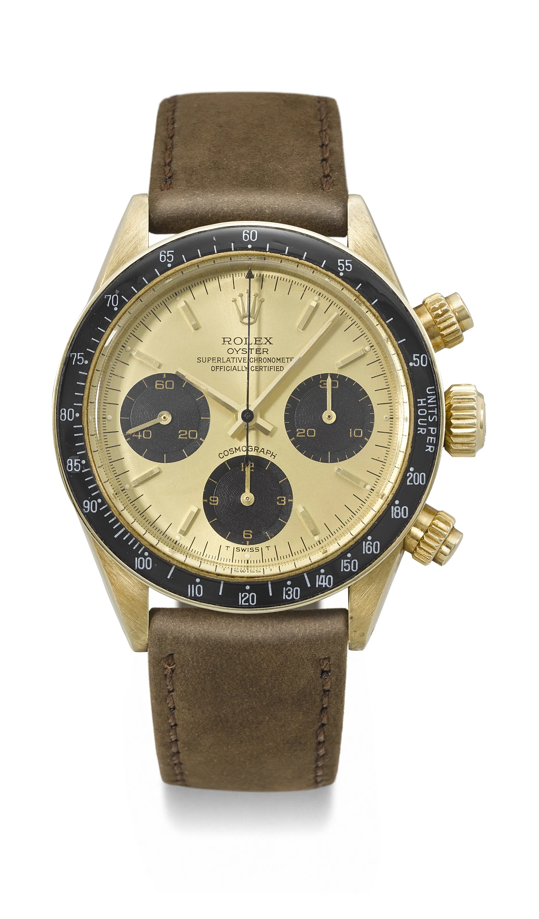 Rolex Daytona 6263 37.5mm Yellow gold Champagne