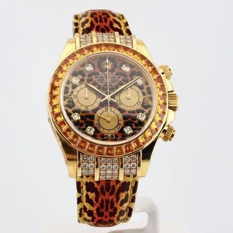 Rolex Daytona 116598 SACO 40mm Yellow gold Orange