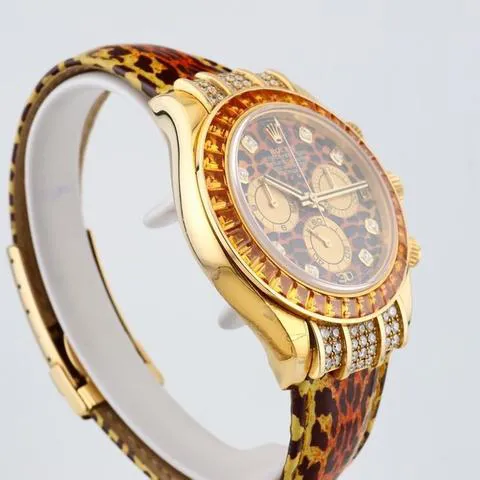 Rolex Daytona 116598 SACO 40mm Yellow gold Orange 2