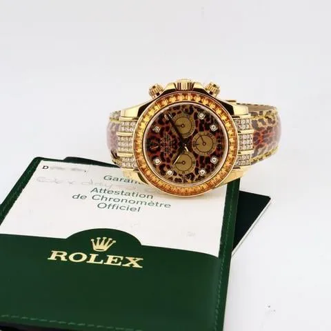 Rolex Daytona 116598 SACO 40mm Yellow gold Orange 7