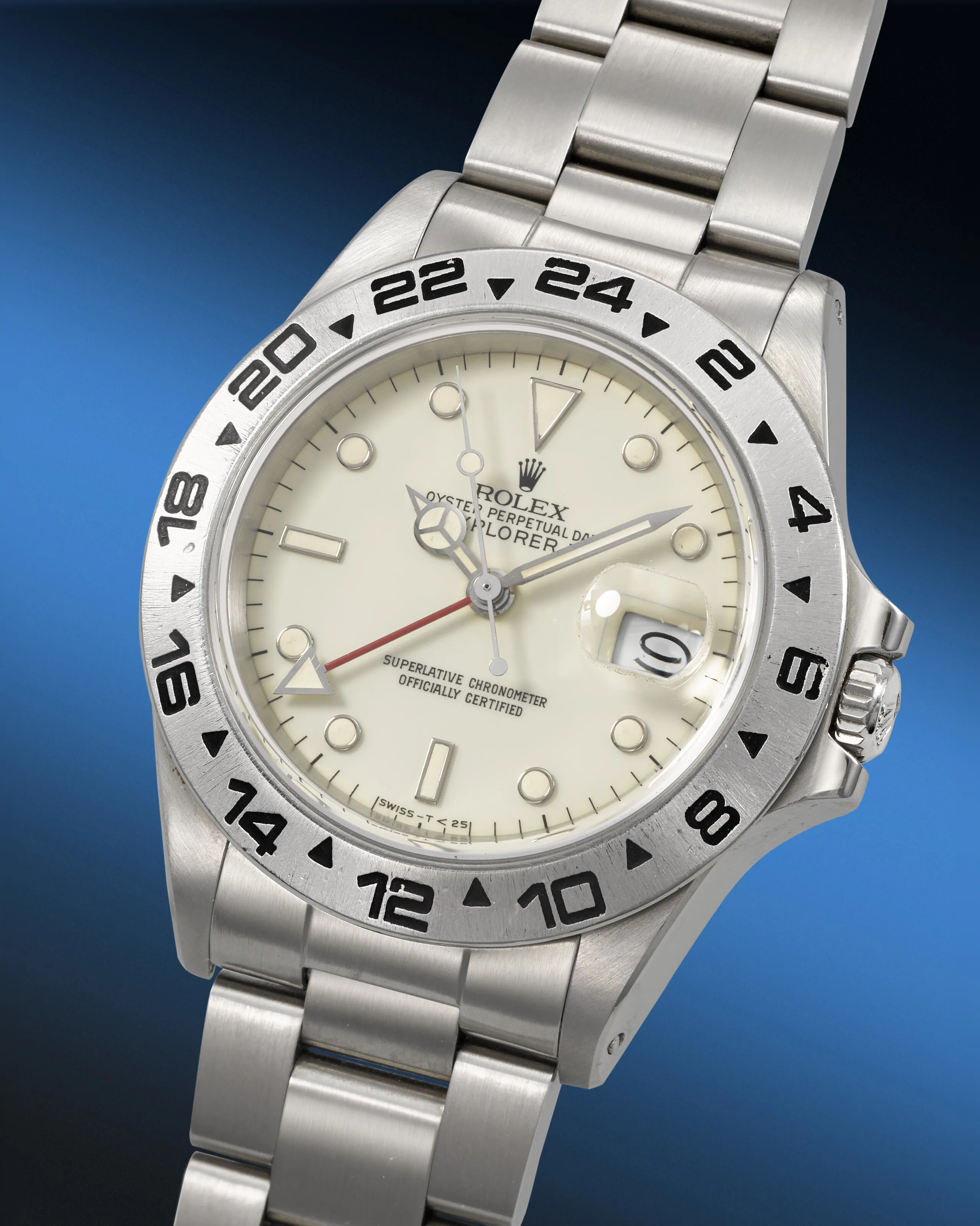 Rolex Explorer II 16550 40mm Stainless steel Cream 1