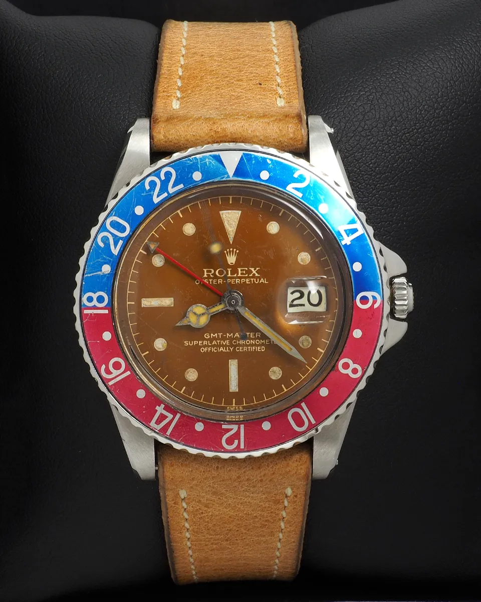 Rolex GMT-Master 1675 40mm Stainless steel Brown