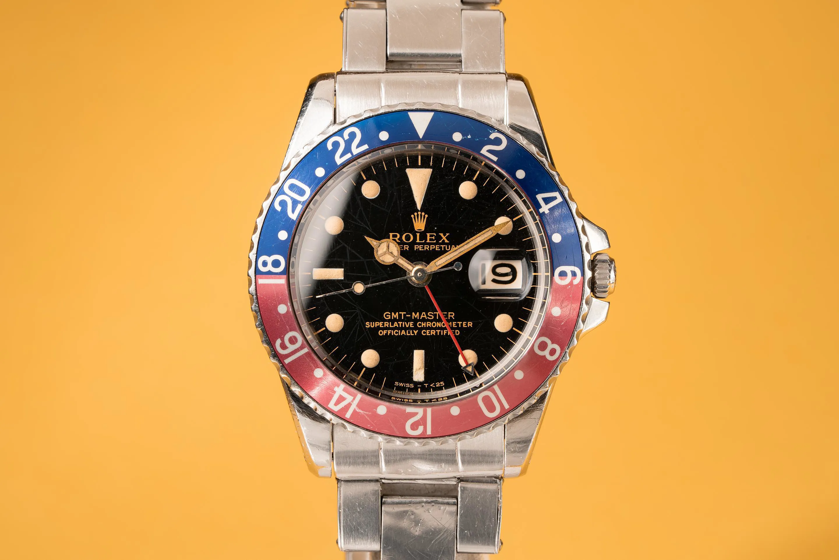 Rolex GMT-Master 1675 Yellow gold Black