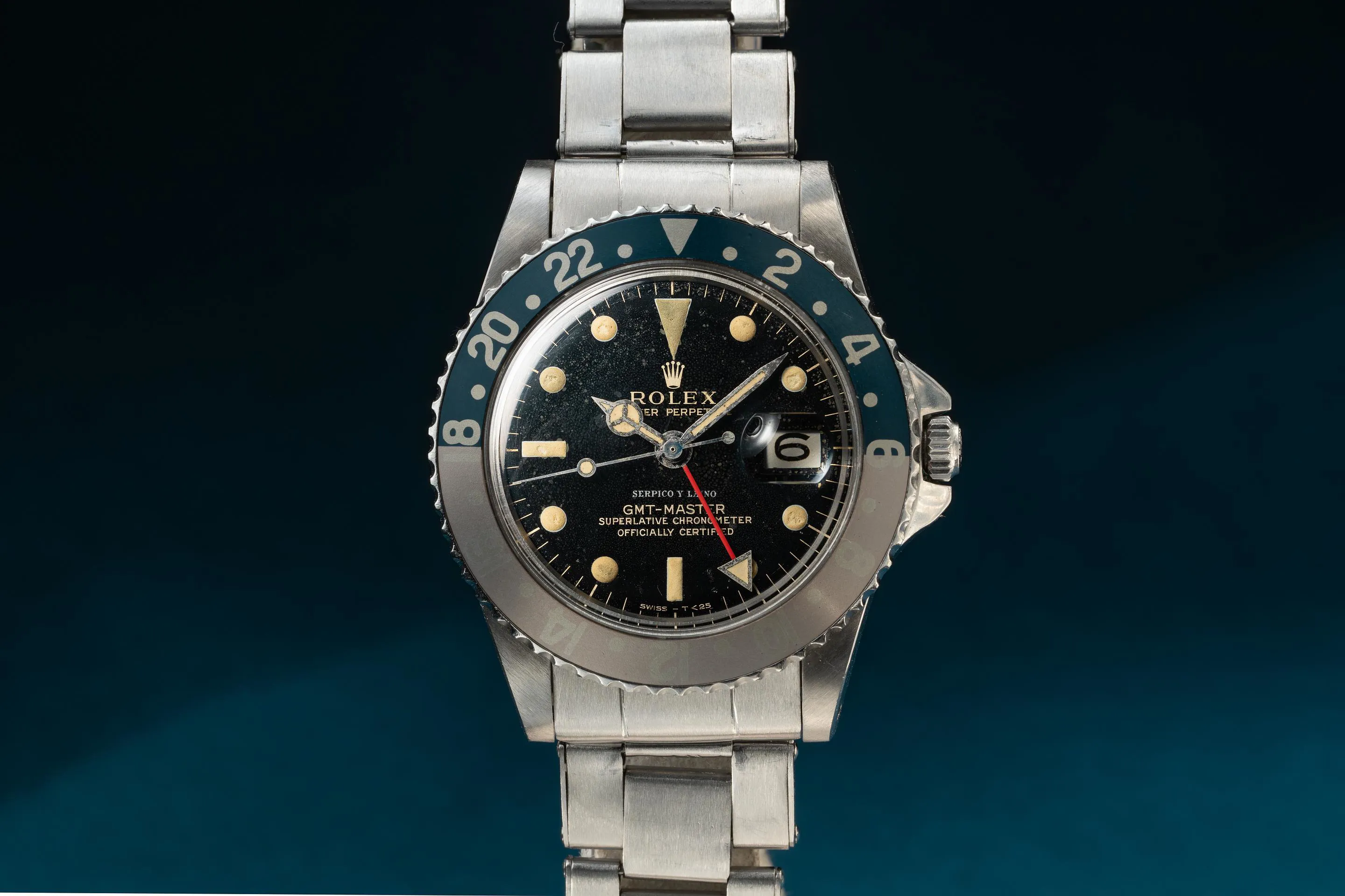 Rolex GMT-Master 1675 Silver Gilt