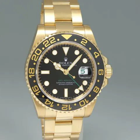 Rolex GMT-Master II 116718 40mm Yellow gold Black 3