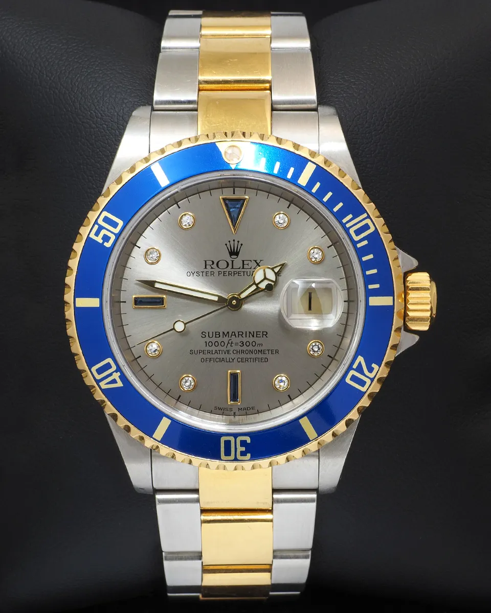 Rolex Submariner 116613 40mm Yellow gold and Stainless steel Serti